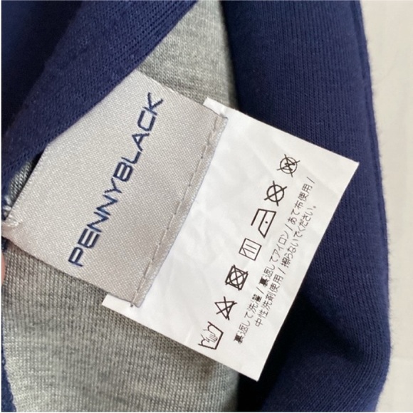 Pennyblack Reversable Cotton Jersey Jacket Coat Blue Grey size X-Large. - Picture 8 of 13